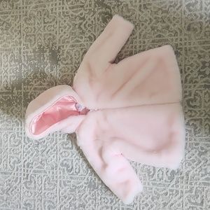 Baby Pink Fur Coat